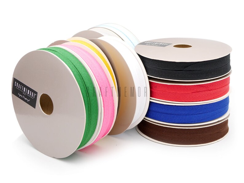 36yards 3/8 inch Polyester Twill Tape Herringbone Tape Etsy