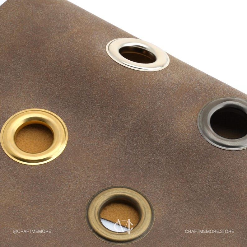 1 Inch Metal Grommets Eyelets with Washers for Curtains, Banners, Canvas (10 Sets) image 13