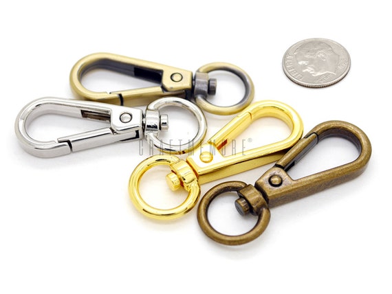 10Pcs Alloy Swivel Lobster Claw Clasps Swivel Snap Hooks for bag//purse//handmade