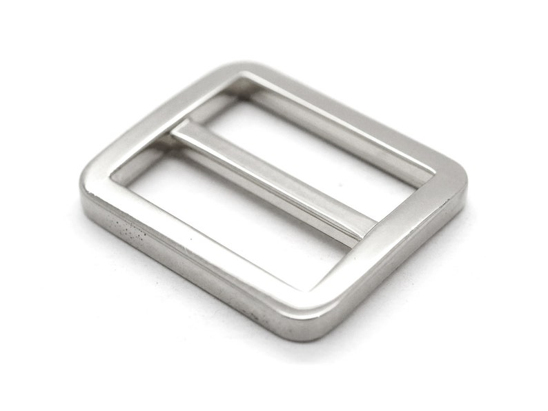 6pack 3/4inch Flat Metal Slide Buckle Triglide Strap Keeper Etsy