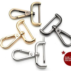 2pcs Detachable Snap Hook Swivel Clasp With Screw Bar Bag Strap Hardware Replacement Etsy