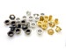 100pcs 5mm Hole Metal Hexagon Grommets Eyelets Studs 