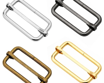 Metal Triglide Strap Adjuster 10-Pack – 1-1/4" or 1-1/2" Webbing Slide