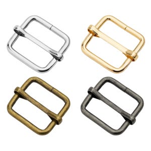 10 Stück Triglide Metall Schiebeschnalle 3/4" - Gurtversteller für Gürtel & Taschen, 10 Stück Bild 1