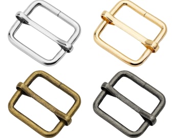Metal Triglide Slide Buckle 3/4" - Strap Adjuster for Belts & Bags, 10 pcs