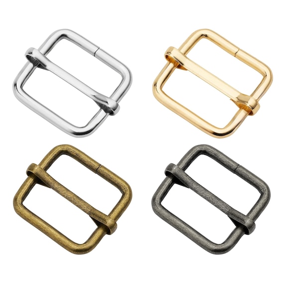 Metal Triglide Slide Buckle 3/4" - Strap Adjuster for Belts & Bags, 10 pcs
