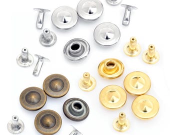 Round Spike Rivets (10mm) - Leather Craft Studs, Bags, Belts
