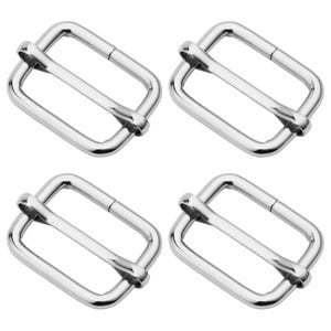 Metal Triglide Strap Adjuster 10pcs – Bag & Belt Hardware Silver