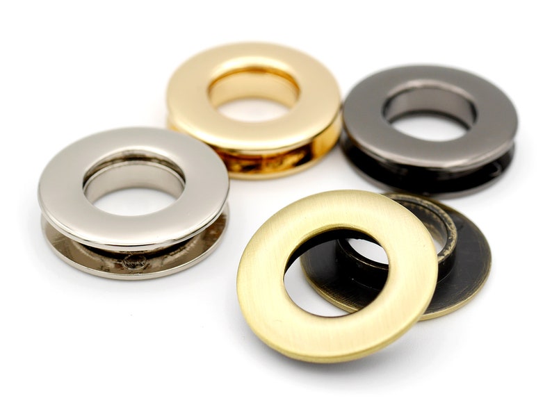 Metal Push Snap Together Grommet FLAT Surface Snap Rings Etsy
