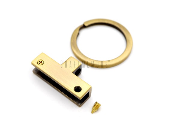 HOZEON 150 Pack 1 Inch Key Fob Hardware with Key Rings, Key Chain Fob  Wristlet Bulk Key Lanyard for Key Chain Making, Bags, Hand Craft, Silver