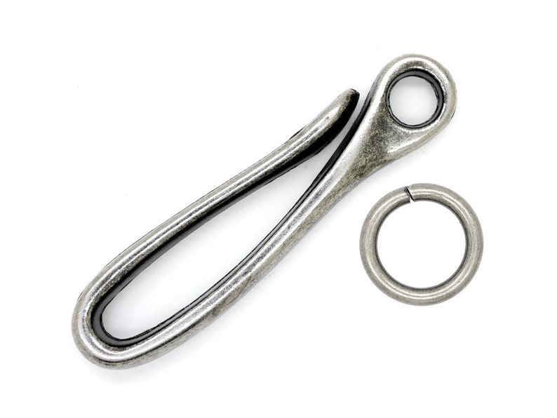 2pack Japanese Fish Hook Key Ring Wallet Holder Alloy Belt Etsy