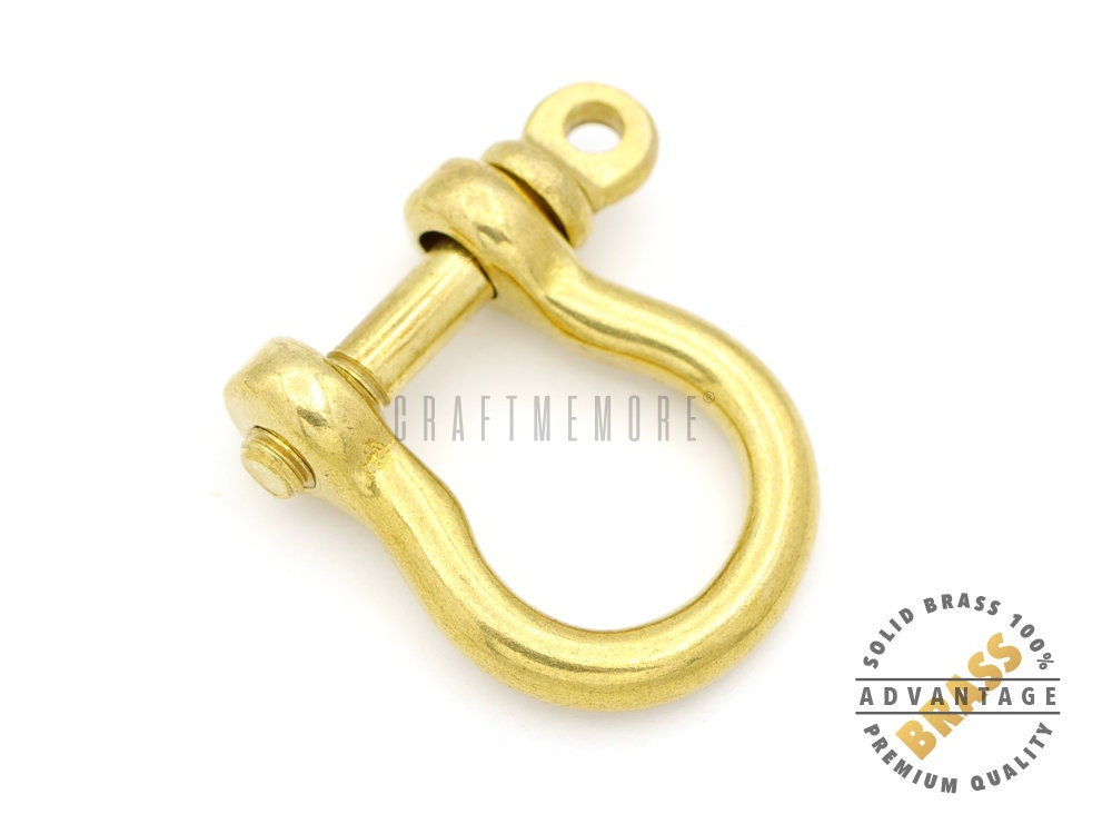 CRAFTMEMORE Swivel Trigger Snap Hooks 4 Pack SC07 - Quality Metal Clips  Lobster Clasp 1-7/8 Long (Brushed Brass) - Craftmemore