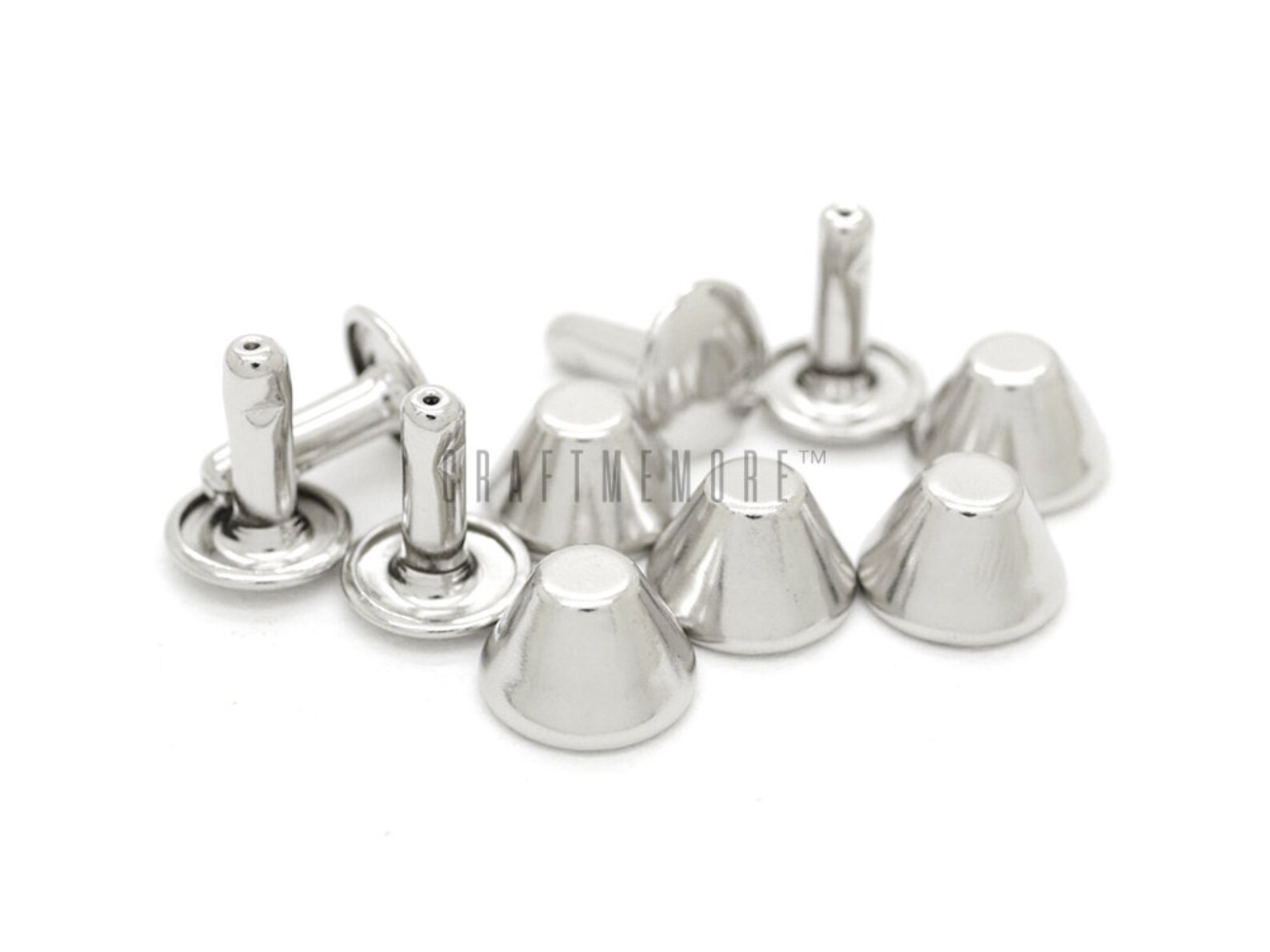 10mm Metal Flat Head Rivet Studs Purse Feet With 9mm Round Etsy