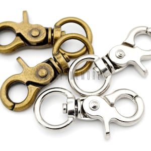 4pack Swivel Trigger Snap Hooks Landyard Clip Purse Lobster Clasp PLOL