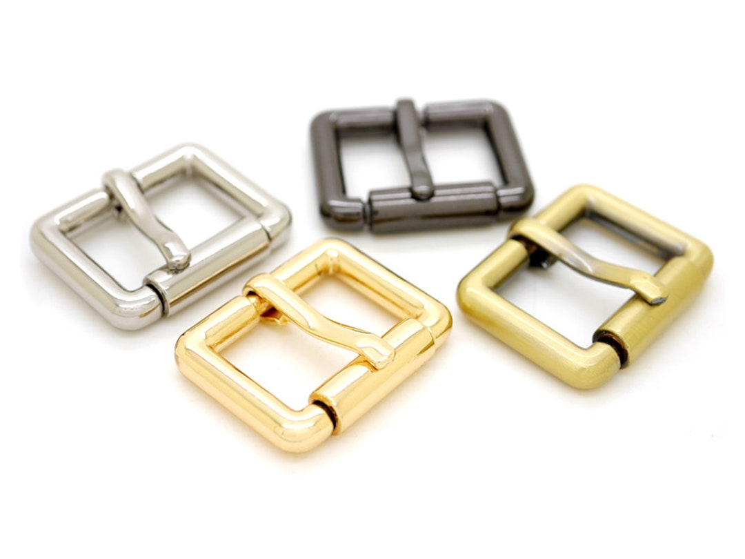CRAFTMEMORE 1 1/4 In Twist Lock Purse Turn Locks Rectangle Bag Closure Clasp Purse Accessories VT154 (Gold