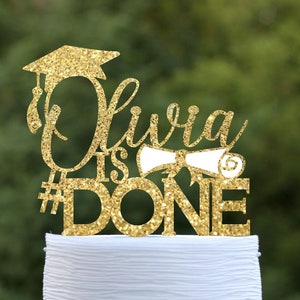 Personalized Cake Topper Graduation Centerpiece Class of - Etsy