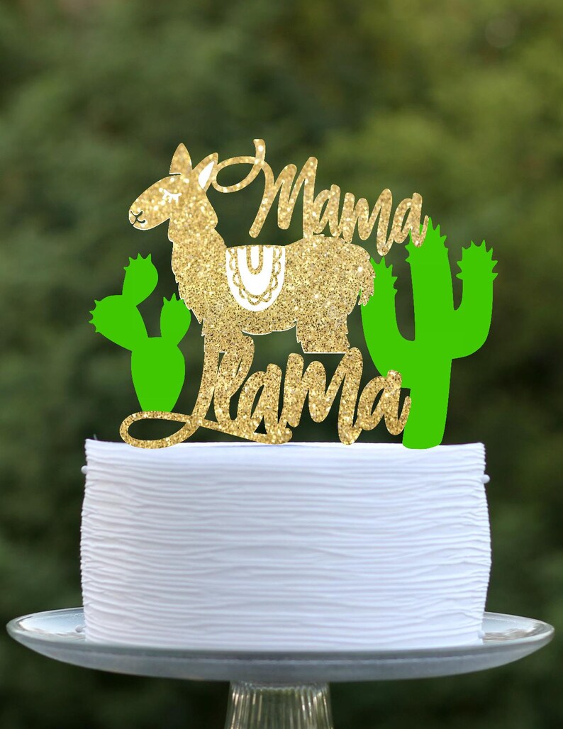 llama baby shower Mama Llama Cake Topper Cactus Baby Shower llama party Baby Llama Fiesta Baby Shower