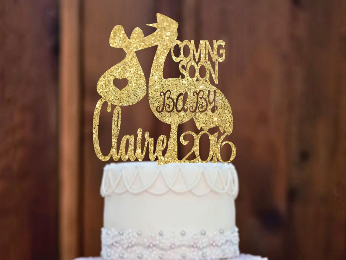Cake Topper Baby Shower Cake Topper Baby Shower Decorations Etsy