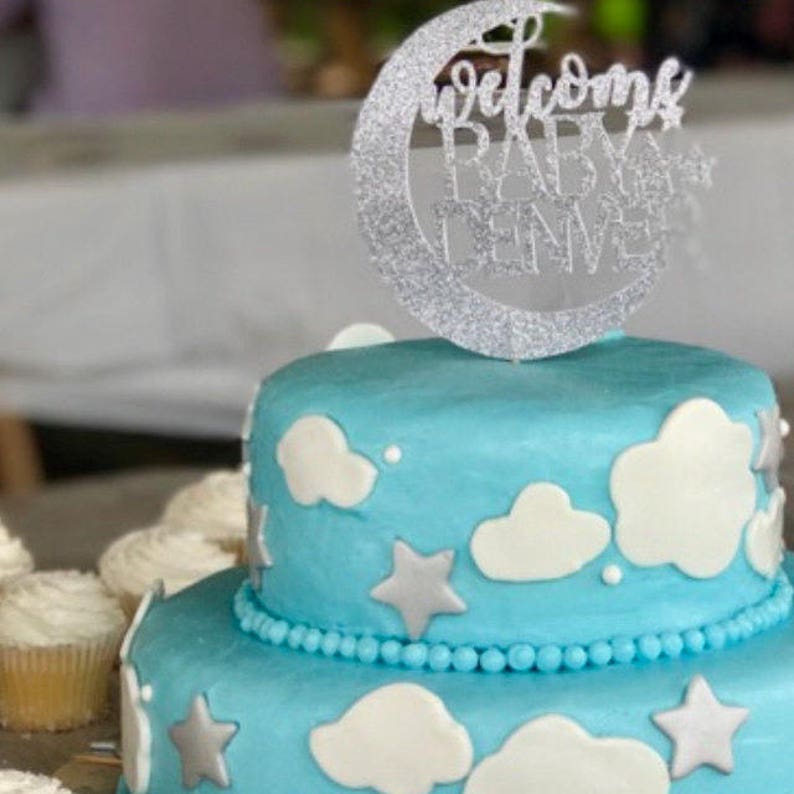 Twinkle Twinkle Little Star Cake Topper Baby Shower - Etsy