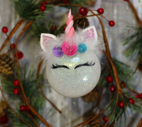 Unicorn Ornaments unicorn Christmas ornament unicorn gift Etsy