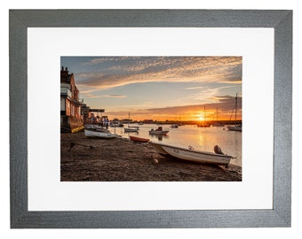 Wells Next The Sea Norfolk Coast Sunset Framed Landscape Photo