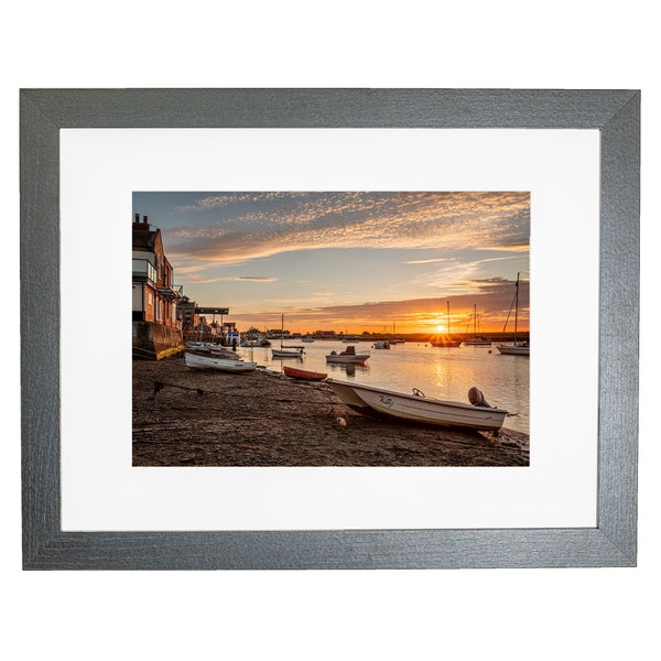 Wells Next The Sea Norfolk Coast Sunset Framed Landscape Photo