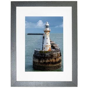 Port Of Dover Lighthouse Kent Landscape Framed Photo