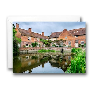 Biglietto d'auguri Flatford Mill Suffolk Countryside