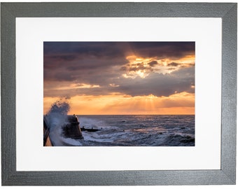 Cromer Norfolk Coast Sunset Framed Photo