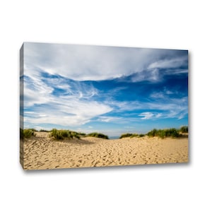 Wells Next The Sea Beach Norfolk Canvas Wall Art, Coastal Scenery Decor