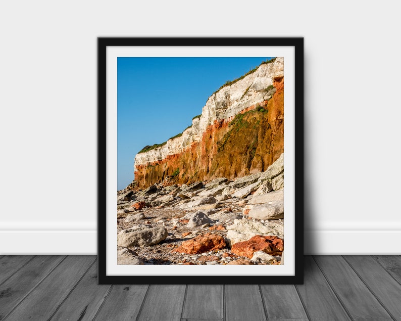 Hunstanton Cliffs Lighthouse Norfolk Coast Landscape Set Of 4 Poster Print Bundle Deal image 4