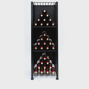 Satin Black Steel Back Panel ADD ON | Case & Crate Liquor Locker