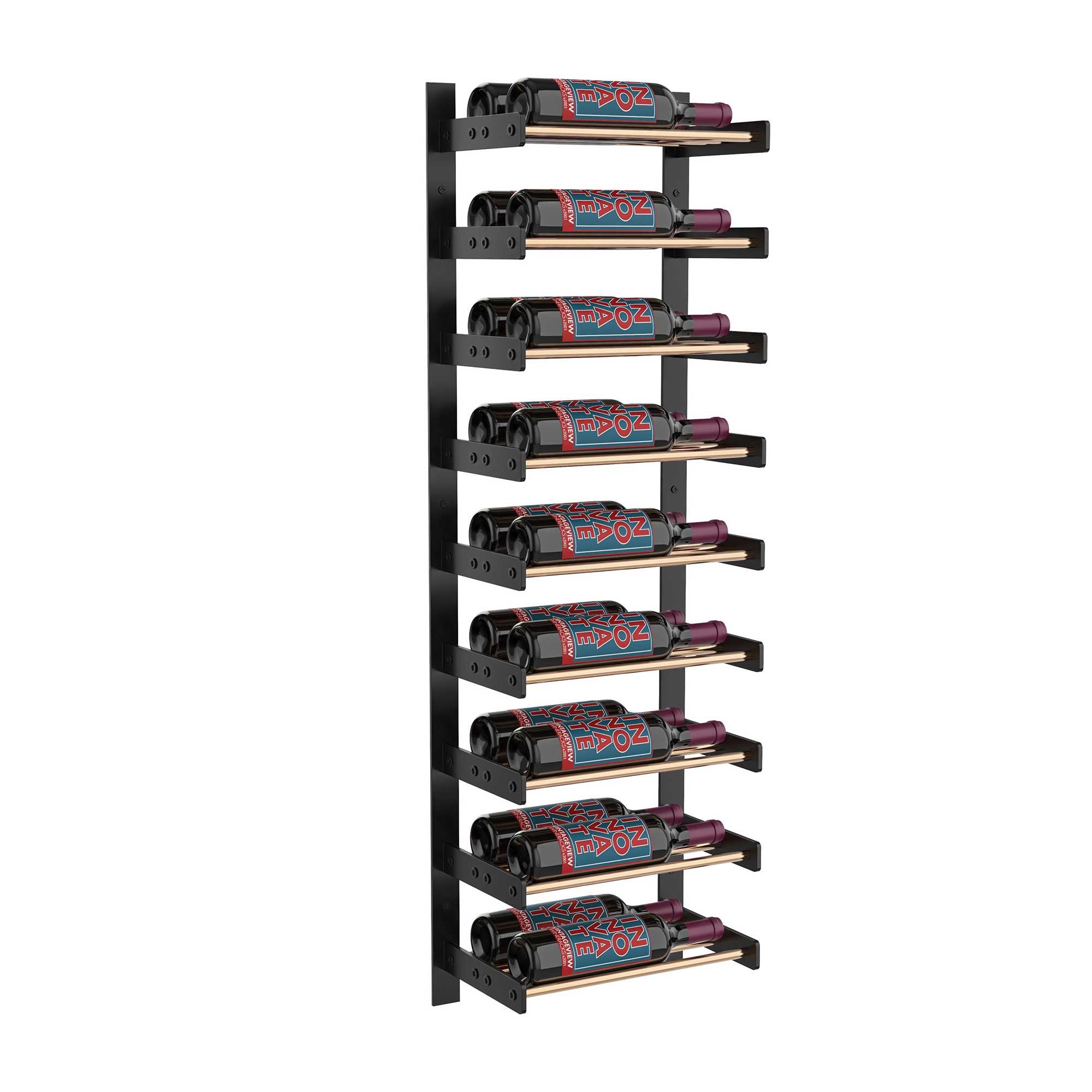 Modern Steel Wall Mounted Wine Rack | Multi Bottle Liquor Display - Etsy