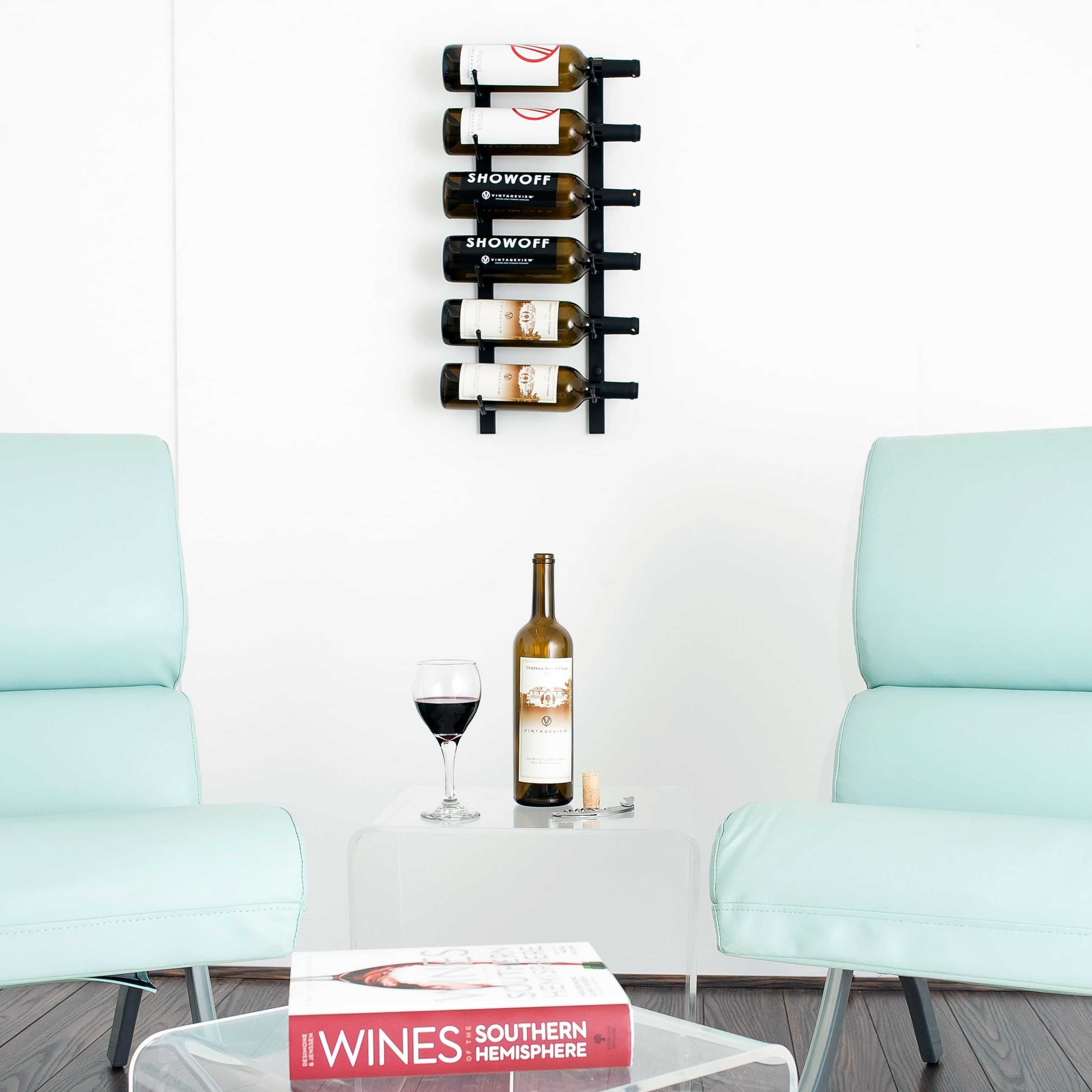 Sleek Modern Steel Modular Wine Rack | Wall Mounted Display - Etsy