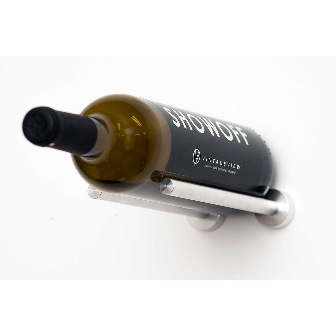 Floating Wine Rack | Modern Wall Mounted Bottle Display - Etsy