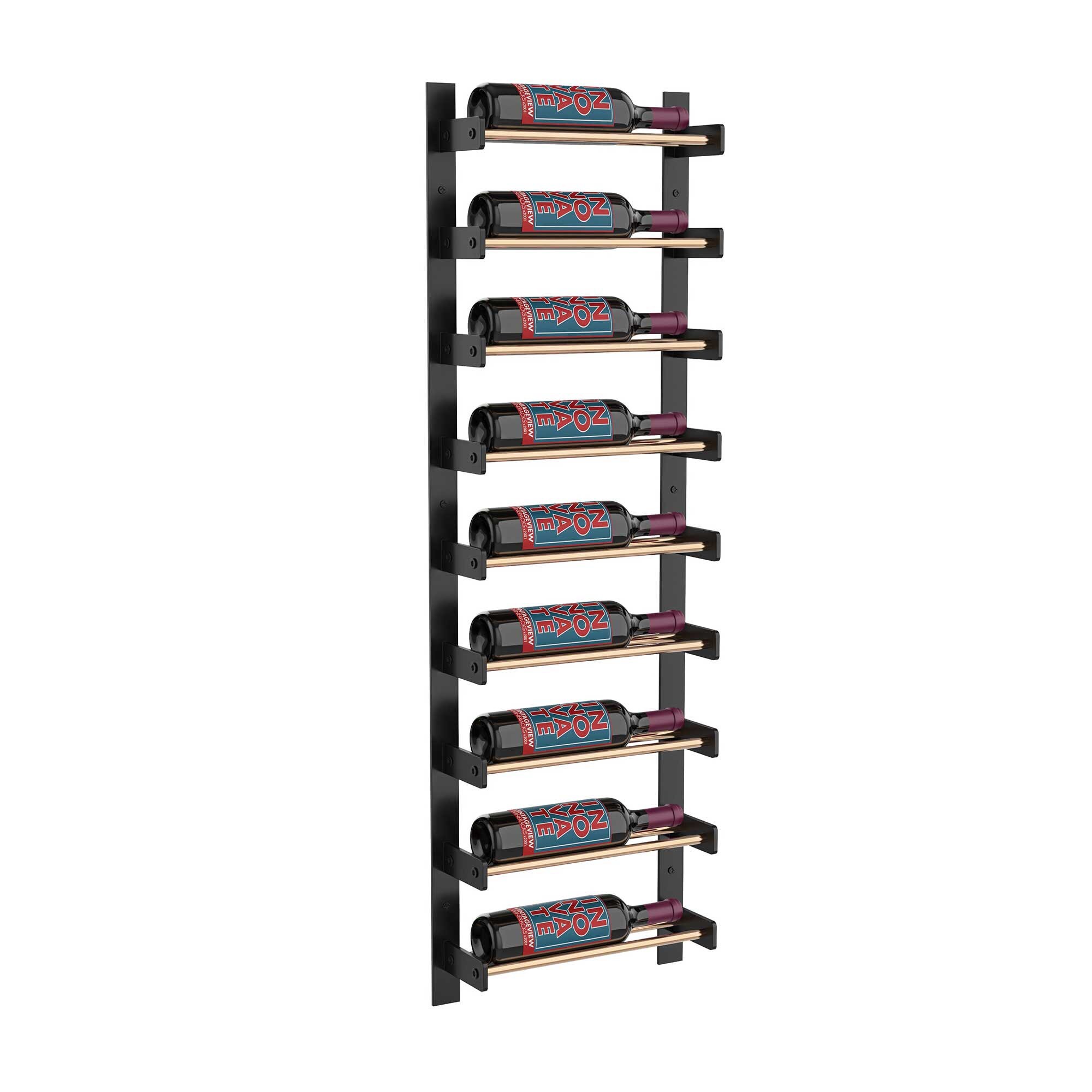 Modern Steel Wall Mounted Wine Rack | Multi Bottle Liquor Display - Etsy