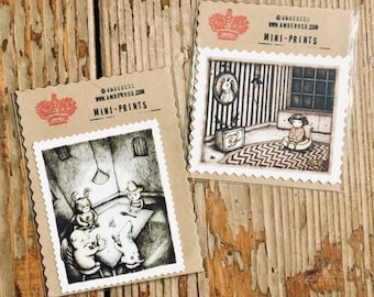 Hand-cut Miniprint Bundle
