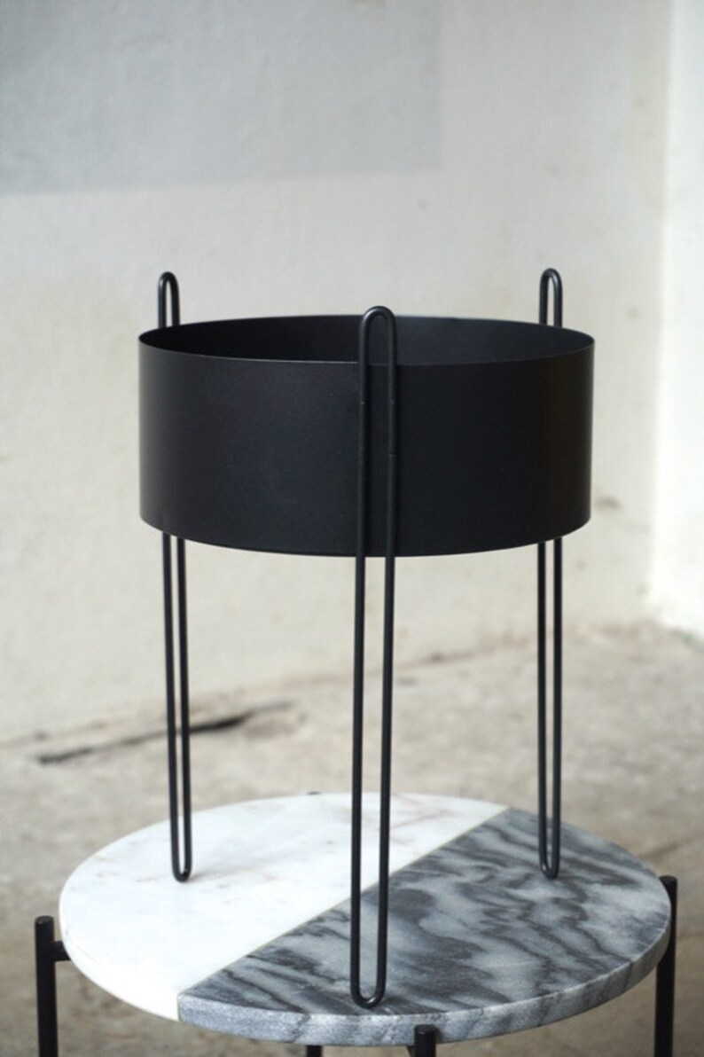 8.0 Modern Design Tripod Hairpin Leg Plant Table Planter Etsy