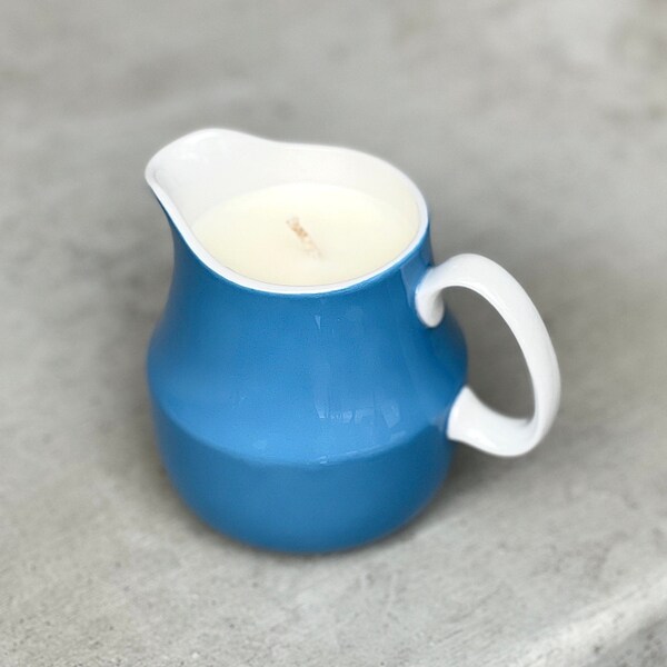 Milk Pitcher Soy Candle - Rosewater & Chamomile Fragrance