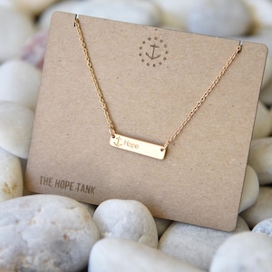 HOPE Engraved Necklace