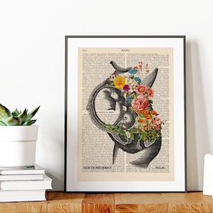 Schwangerschaft-Druck, Baby-Kunst, Erwarte Mutter Geschenk, Fötus im Mutterleib, medizinische Kunst, Baby-Ankündigung, Schwangere Gebärmutter, Mutter zu sein, Schwangerschaft Kunst
