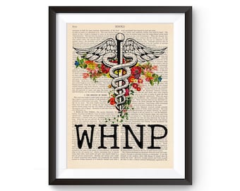 Women’s Health, Nurse Practitioner Print, WHNP Illustration, Nurse Graduation Gift, Nursing School, Nursing Pinning Ceremony,Nurse Gift