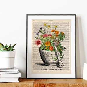 Pestle and Mortar, Apothecary Art, medical art, Clinic Decor, Medicine Pharmacist,Pharmacist Doctor,Dietitian Lab Technician