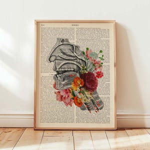 Pharynx Anatomy Print, Nose Mouth Throat Larynx Function Anatomy Art, Anatomy Illustration, Speech Therapy, Pathologist Gift