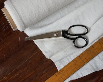 Tissu en lin par yard ou mètre. Tissu en lin uni. Tissu en lin coupé dans la longueur. Tissu pur lin prérétréci, adouci !