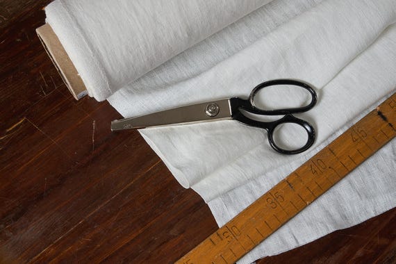 Linen fabric by the yard or meter. Solid linen fabric. Cut length linen fabric. Softened, pre-shrink pure linen fabric!