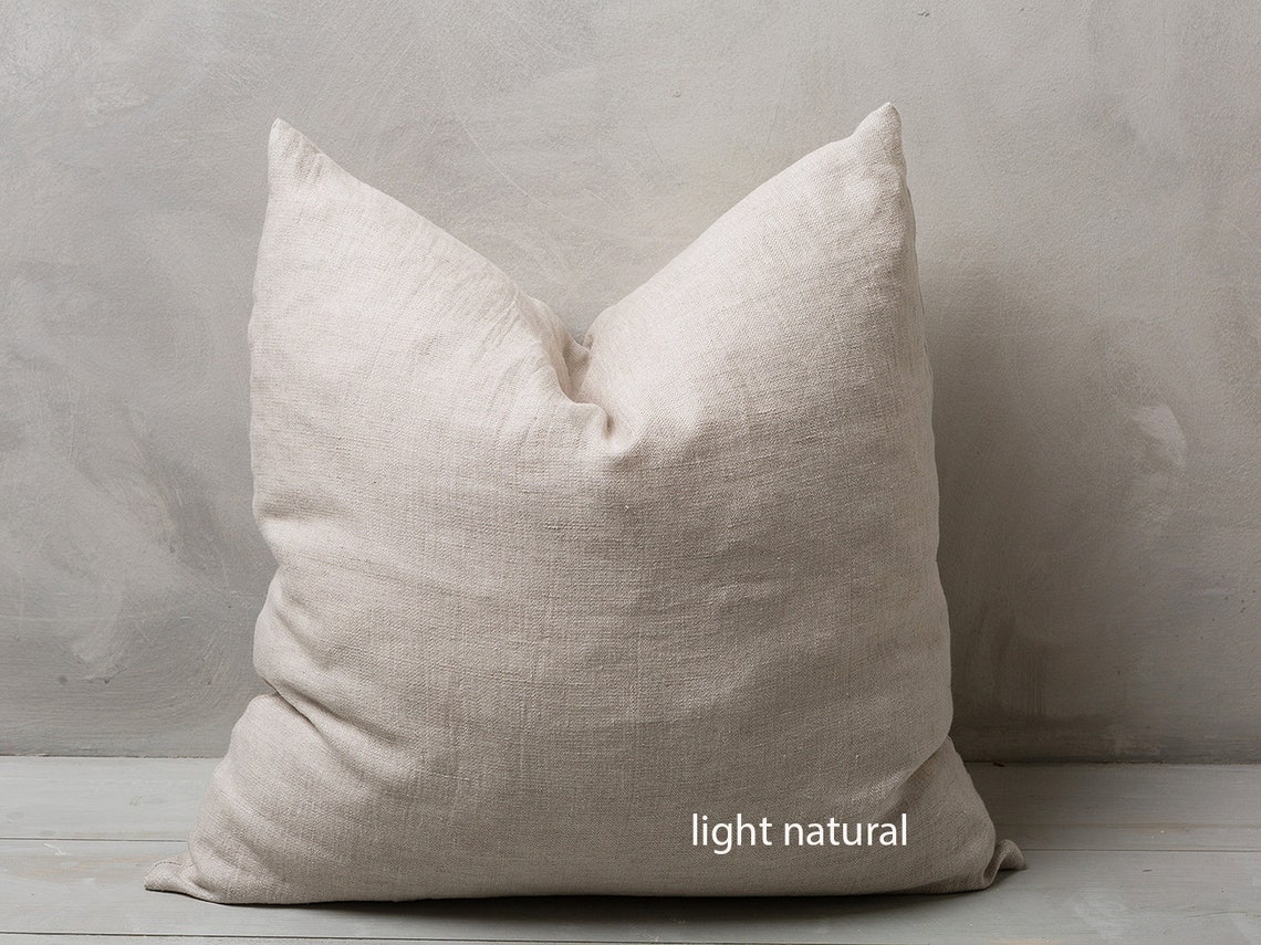 Linen pillowcaseLinen pilow cover Decorative Etsy