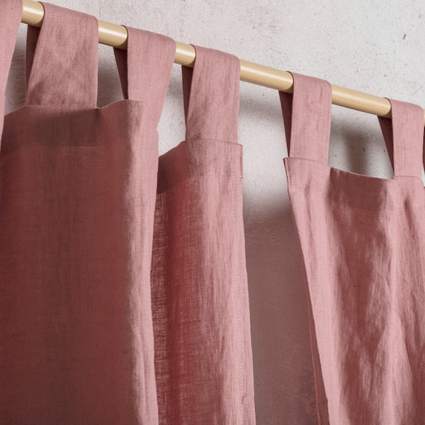 Linen Drapes Etsy