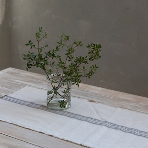 Linen Table Runner-Table runners-Stonewashed Linen Table Runner- Linen Table Decor-Linen Gift