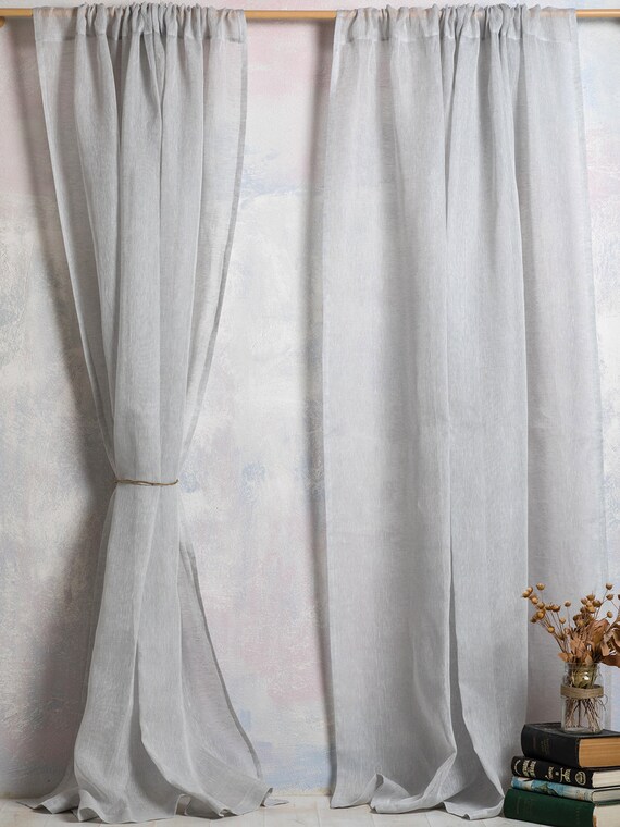 dkny curtains grey